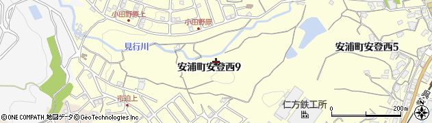 広島県呉市安浦町安登西9丁目周辺の地図