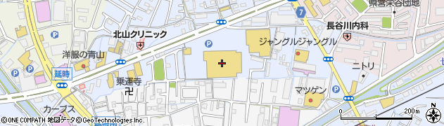 コメリハード＆グリーン紀ノ川店周辺の地図