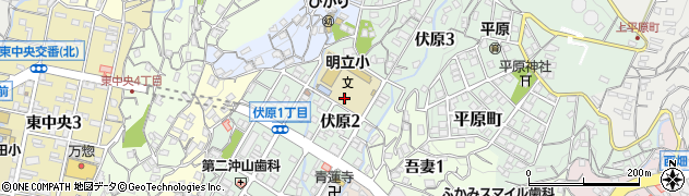 広島県呉市伏原周辺の地図
