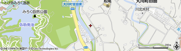 香川県さぬき市大川町田面145周辺の地図