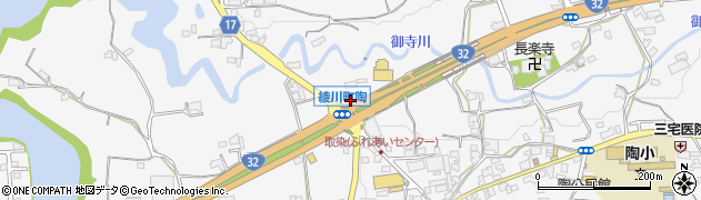 香川県綾川町（綾歌郡）陶周辺の地図
