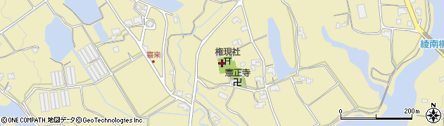 香川県綾歌郡綾川町滝宮2063周辺の地図