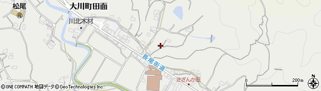 香川県さぬき市大川町田面302周辺の地図