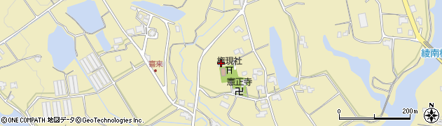 香川県綾歌郡綾川町滝宮2065周辺の地図