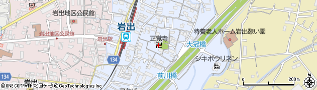正覚寺周辺の地図