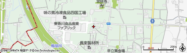 香川県さぬき市長尾西1885周辺の地図