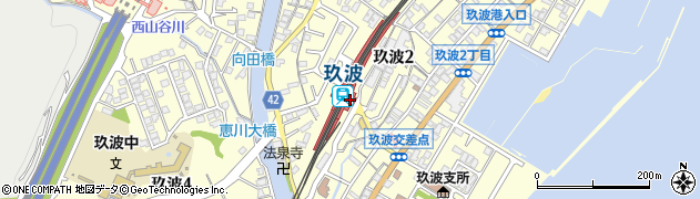 広島県大竹市周辺の地図