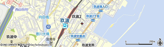 玖波郵便局 ＡＴＭ周辺の地図