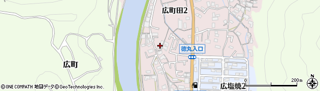 広島県呉市広町田周辺の地図