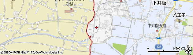 和歌山県紀の川市西井阪261周辺の地図