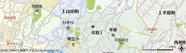 広島県呉市伏原3丁目周辺の地図