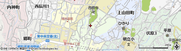 広島県呉市長ノ木町周辺の地図