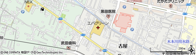 スポーツクラブアクトス古屋店周辺の地図