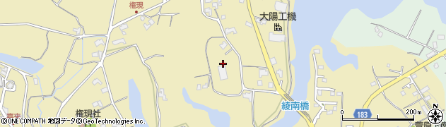 香川県綾歌郡綾川町滝宮2380周辺の地図