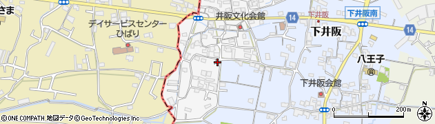 和歌山県紀の川市西井阪251周辺の地図