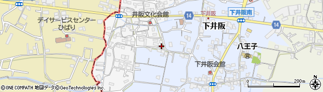 和歌山県紀の川市西井阪205周辺の地図