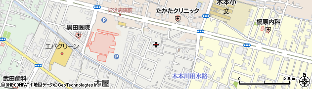 ヤマサキ古屋社宅周辺の地図