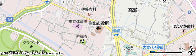 和歌山県岩出市周辺の地図