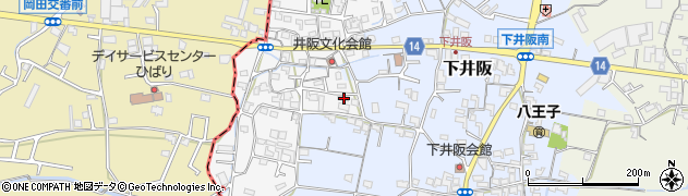 和歌山県紀の川市西井阪208周辺の地図