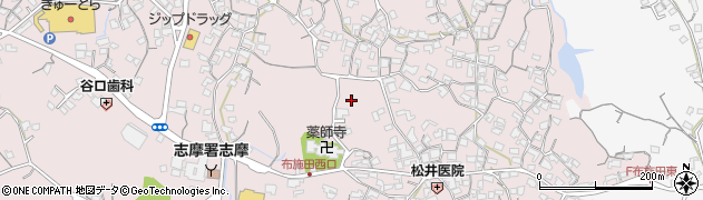 三重県志摩市志摩町布施田周辺の地図