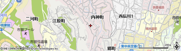 広島県呉市内神町2周辺の地図
