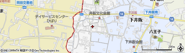 和歌山県紀の川市西井阪222周辺の地図