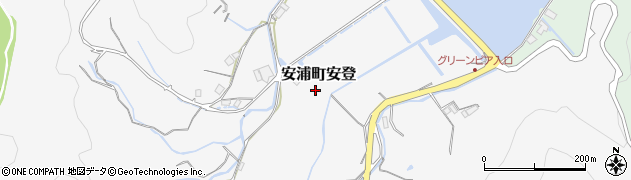 広島県呉市安浦町大字安登周辺の地図
