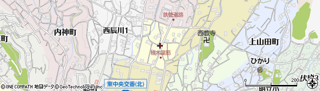 広島県呉市南辰川町周辺の地図