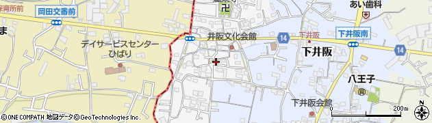 和歌山県紀の川市西井阪195周辺の地図