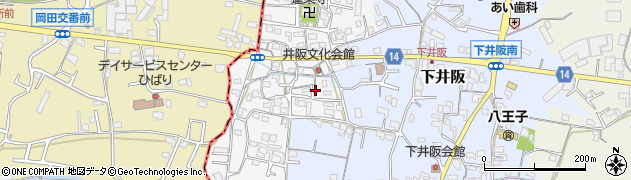 和歌山県紀の川市西井阪217周辺の地図