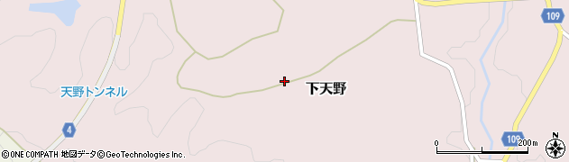 和歌山県かつらぎ町（伊都郡）下天野周辺の地図