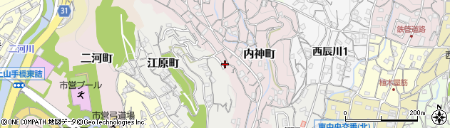 広島県呉市内神町3周辺の地図