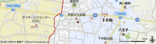 和歌山県紀の川市西井阪201周辺の地図