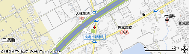 香川銀行郡家支店周辺の地図