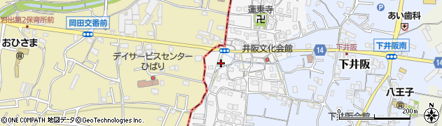 和歌山県紀の川市西井阪188周辺の地図