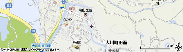香川県さぬき市大川町田面17周辺の地図