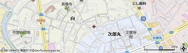 和歌山県和歌山市向45周辺の地図