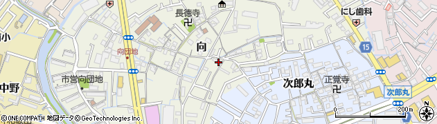 和歌山県和歌山市向265周辺の地図