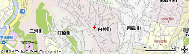 広島県呉市内神町16周辺の地図