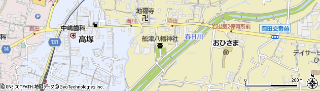 舩津八幡神社周辺の地図
