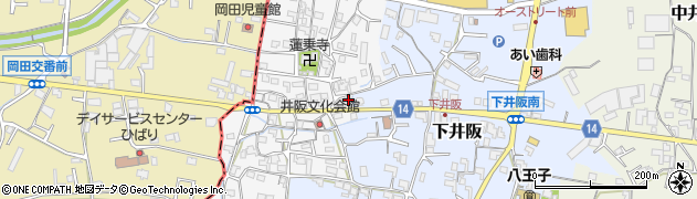 和歌山県紀の川市西井阪165周辺の地図