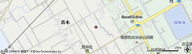 香川県多度津町（仲多度郡）青木周辺の地図