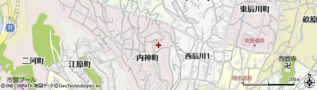 広島県呉市内神町21周辺の地図