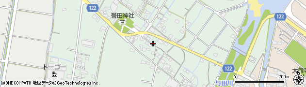 香川県東かがわ市横内周辺の地図