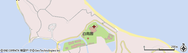 白鳥園青年寮周辺の地図