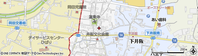 和歌山県紀の川市西井阪143周辺の地図