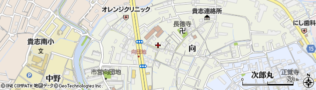 和歌山県和歌山市向140周辺の地図