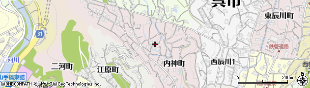 広島県呉市内神町15周辺の地図