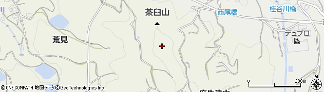 茶臼山周辺の地図