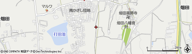 香川県綾歌郡綾川町畑田周辺の地図